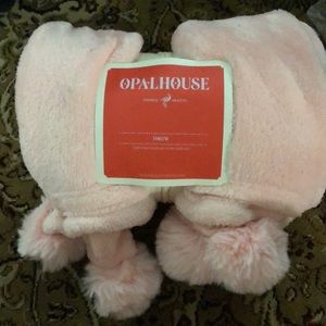 OPAL HOUSE PINK THROW